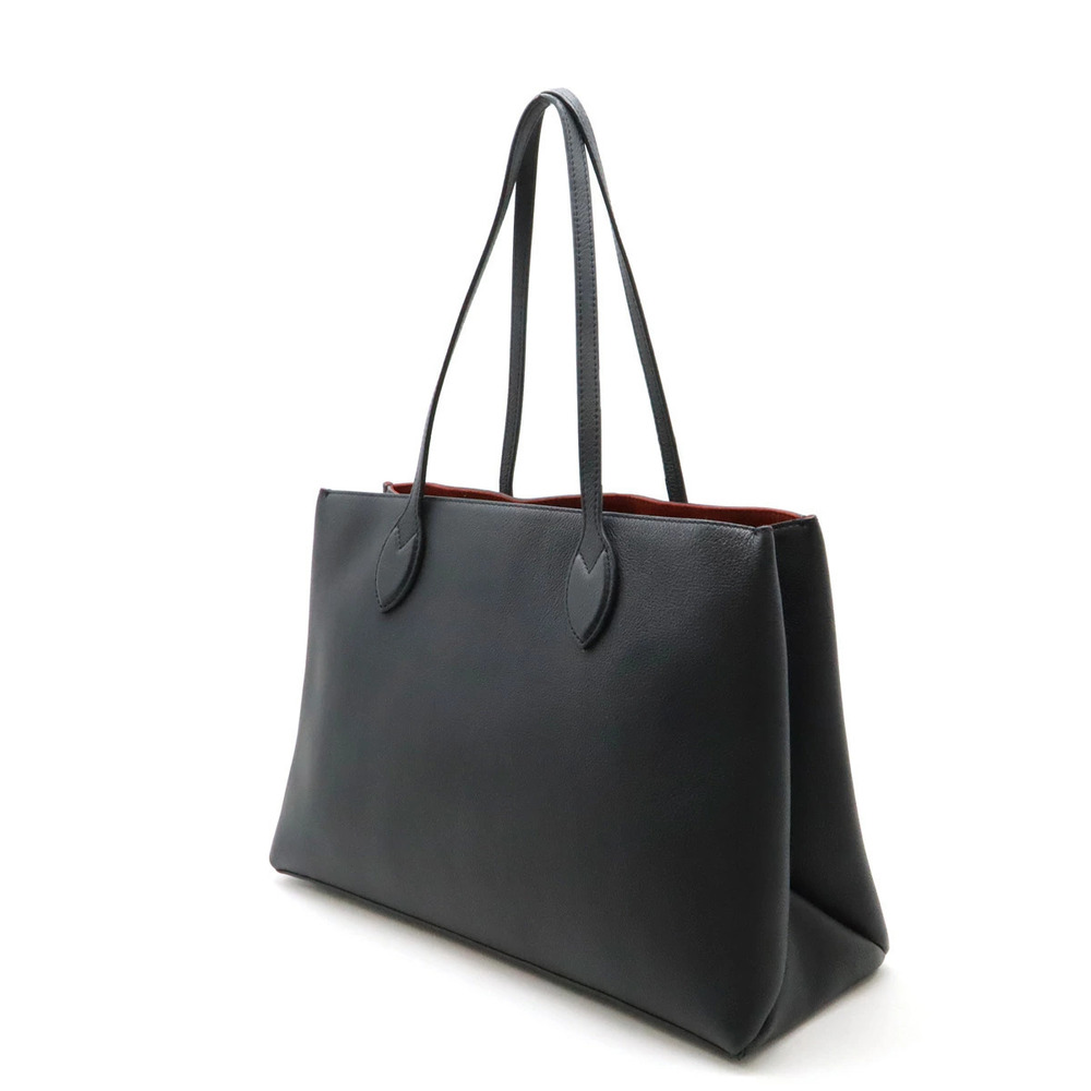 Louis Vuitton Noir Leather Shopper Lockme Black Bag Tote Shoulder Black